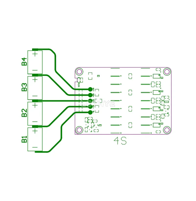 3S 4S Active Equalizer Balancer Board 5A Lithium Battery Li-ion Lipo Lifepo4 LTO Battery Energy Capacitor BMS ﻿