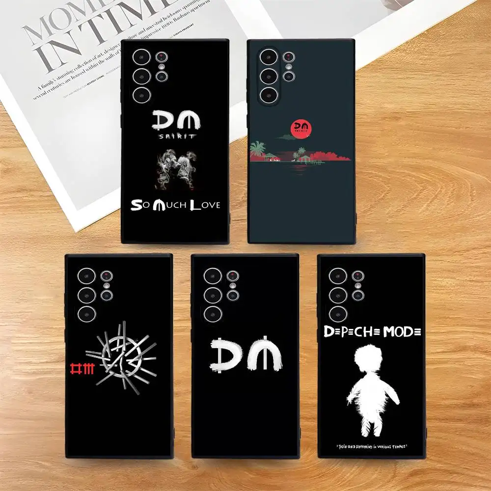 

Alternative Dance Depeches Modes Phone Case Skin-Friendly Soft TPU Case Compatible With Samsung S21/S22/S23/S24/S25 FE/Plus/Ultr