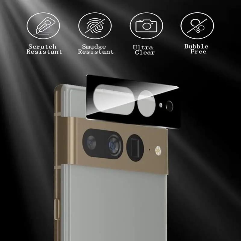 Camera Lens 3cps Protective Cover Rear Camera Tempered Glass for Google Pixel 7 Pixel 7 Pro Camera Protector Anti-fingerprint