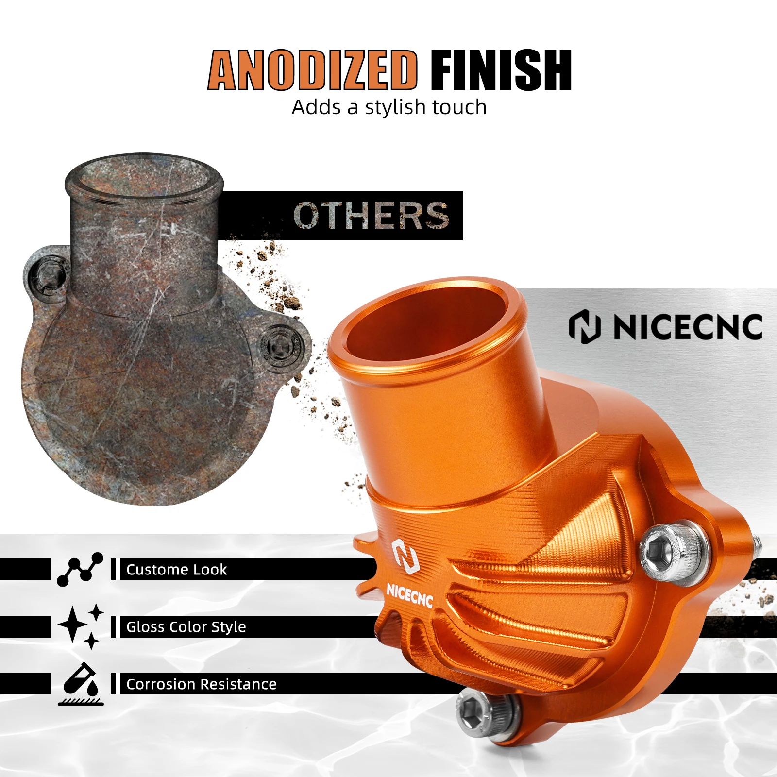 ل KTM 790 890 Adventure /R Duke/R 2018-2025 2024 ترموستات غطاء الإسكان ل Husqvarna Norden 901/إكسبيديشن 2022-2025