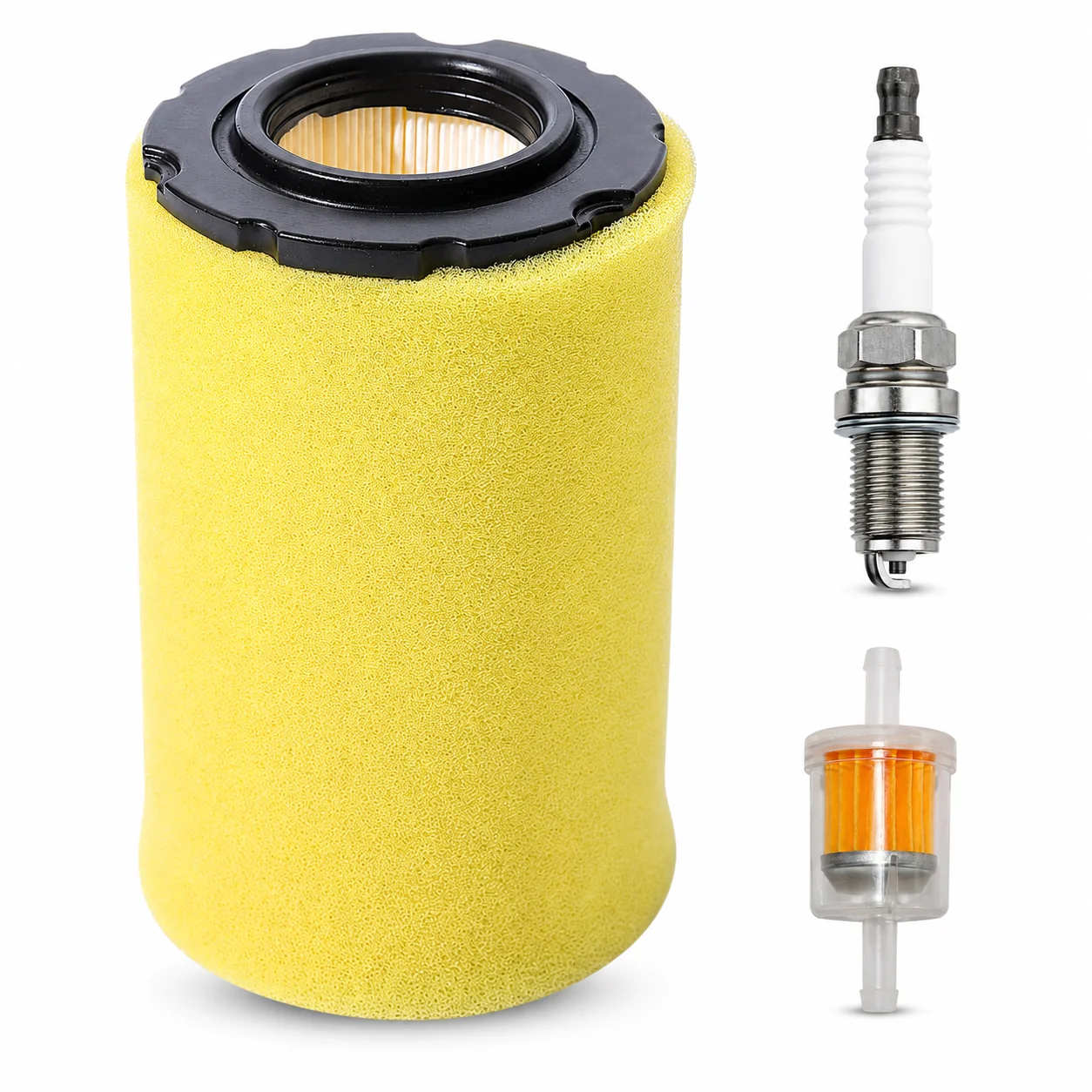 Engine Tune Up Kit For John Deere E100 E120 E130 E140 LA145 X330 and Husqvarna YTH22V46 YTH24V48 Z246 YTH18542 YTH2348 MIU13963