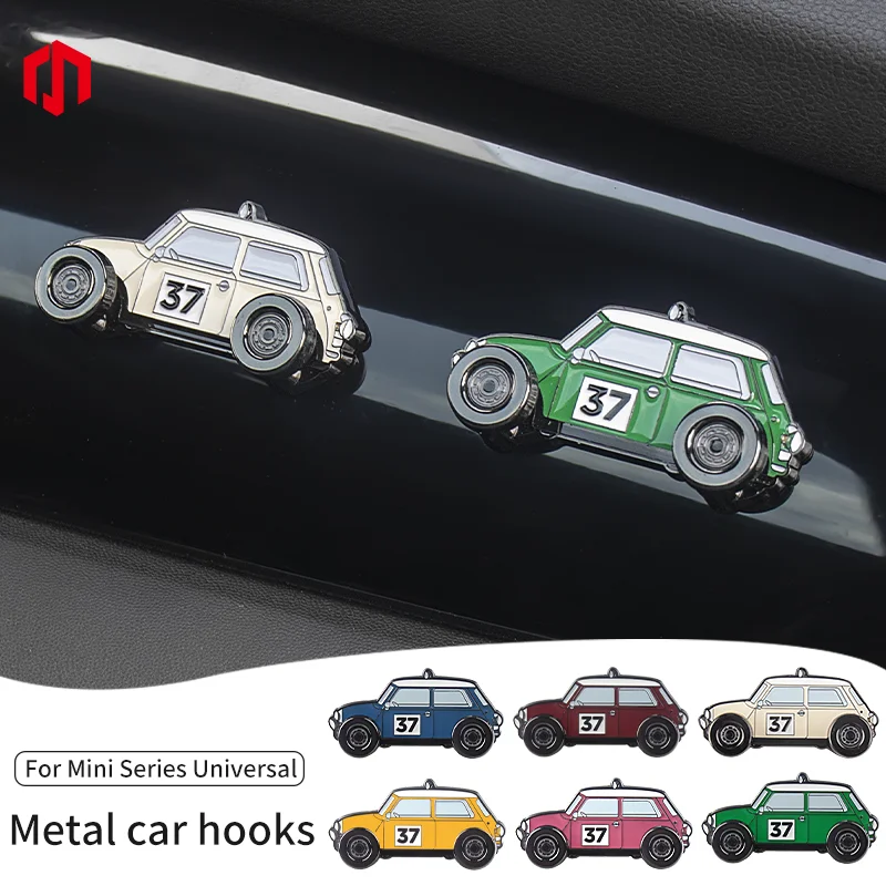 

Car Alloy Hook Cable Organizer Storage Clip For MINI Countryman U25 Cooper R56 R55 F56 F55 F60 Countryman Car Hook Accessories