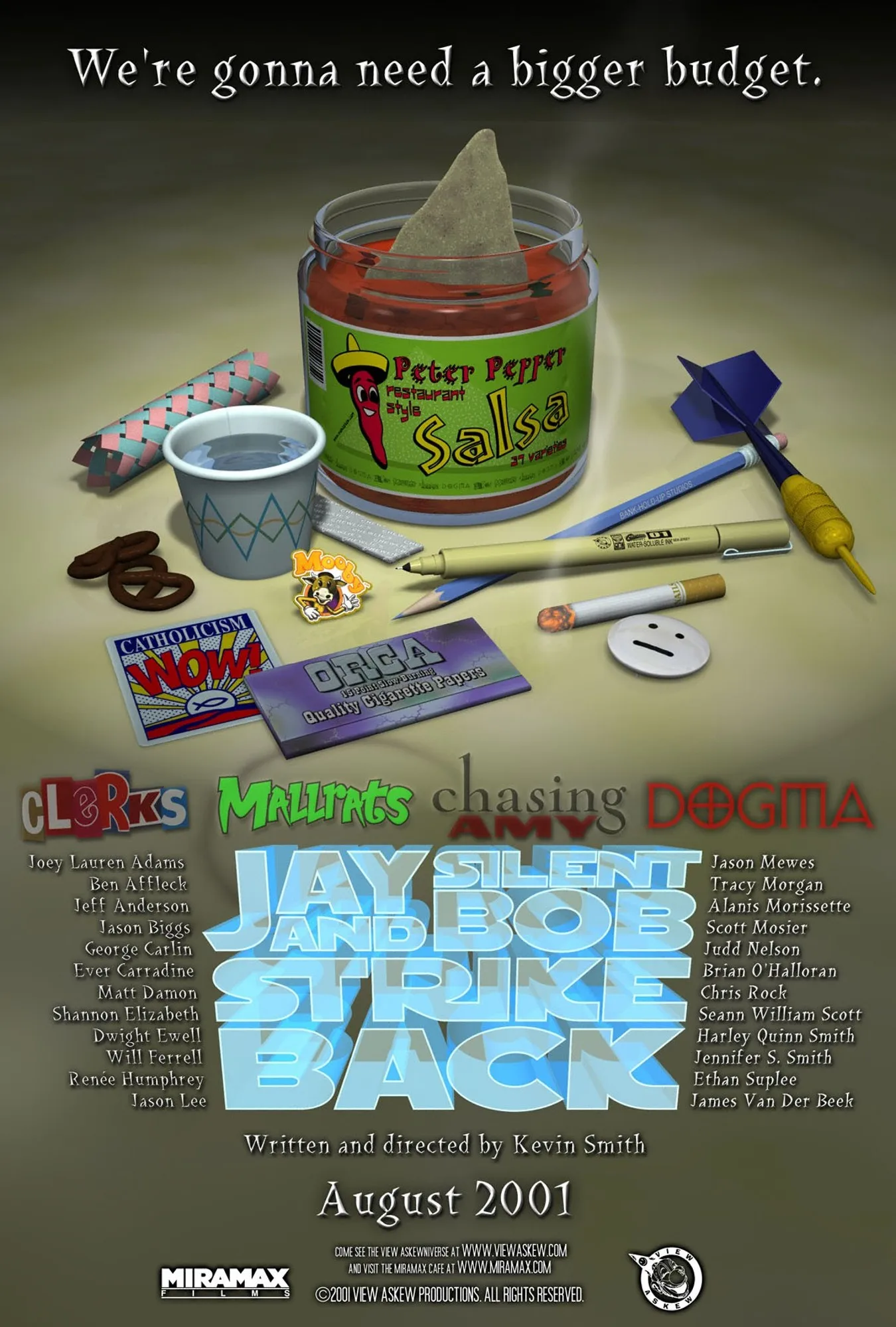 Movie Jay and Silent Bob Strike Back (2001) Poster Canvas Painting Wall Art Home Decor