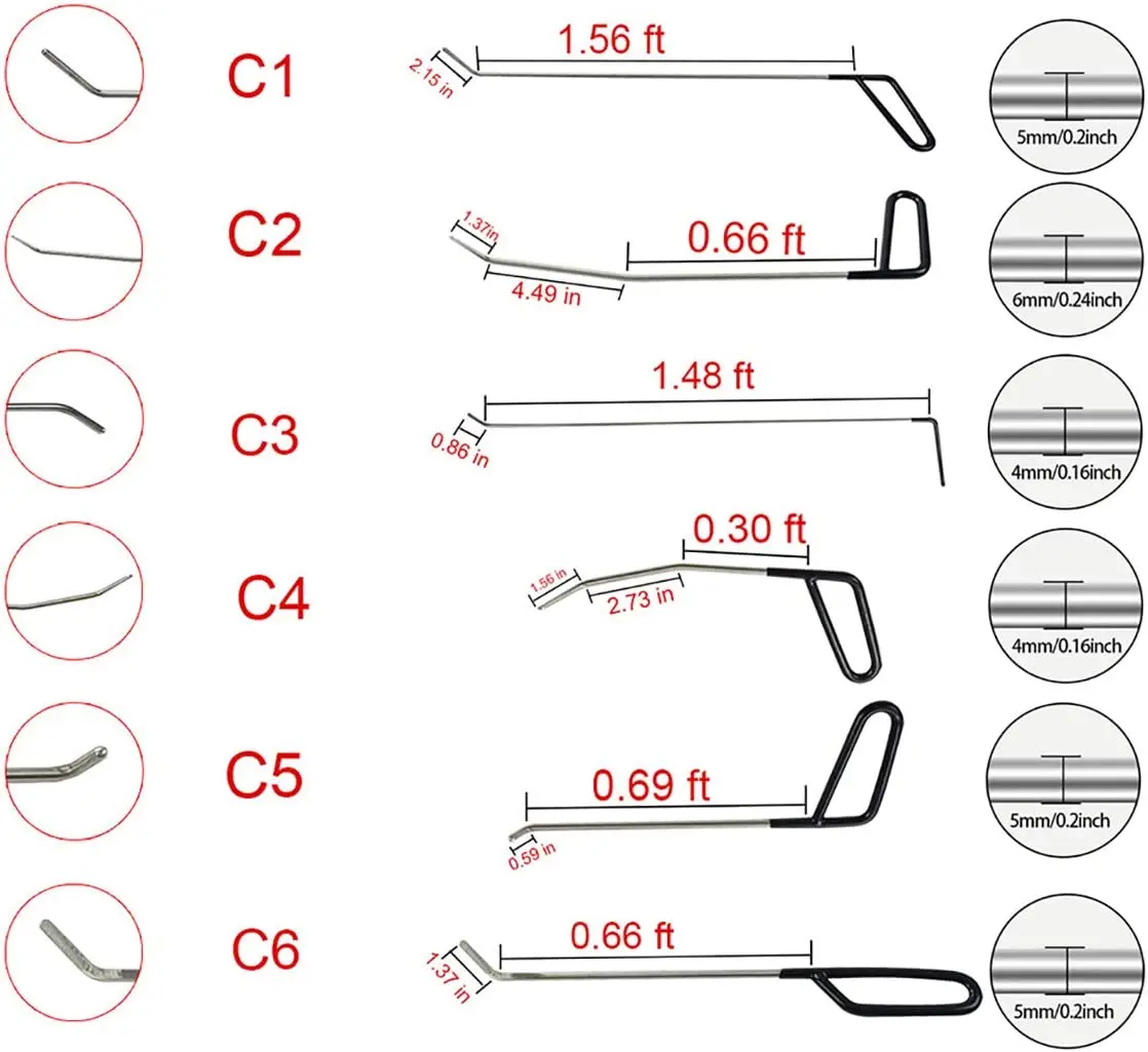 Car Body Sheet Metal Paintless Dent Repair Kit Professional Workshop Automotive Hail Pit Removal Slide Hammer Remover Set