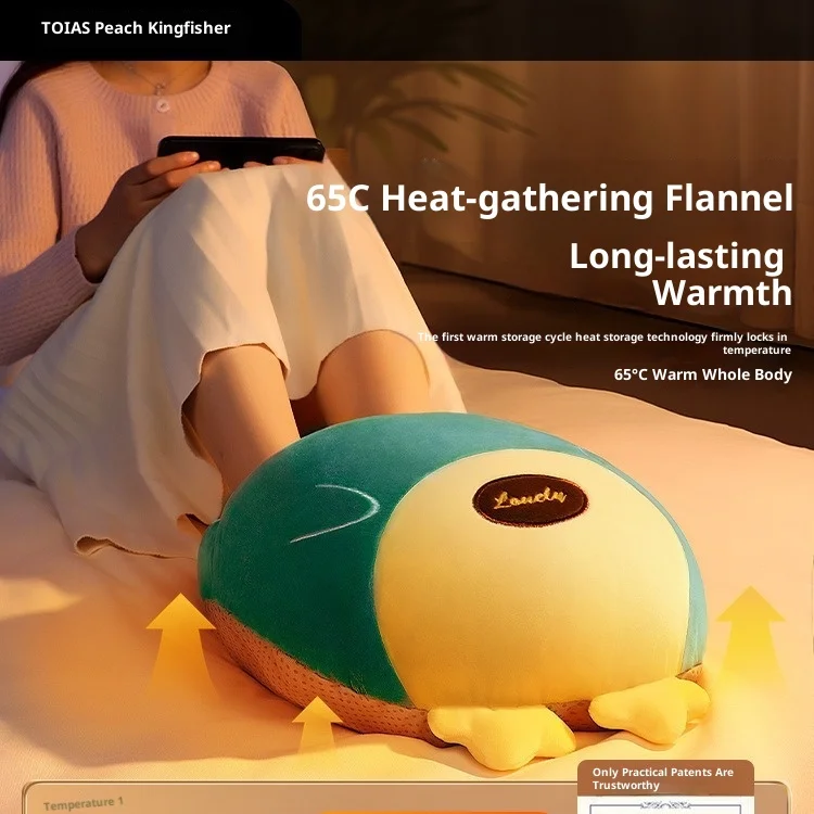 

Portable Foot Warming Pad Fast Heating Energy Saving Electric Foot Warmer with Soft Cover for Indoor Use in Winter Season