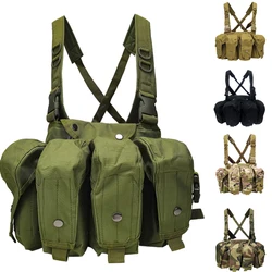 AK Tactical Vest Hunting Airsoft combat Vest Quick Release Convenient Ak Apron Vest AK Chest Rig