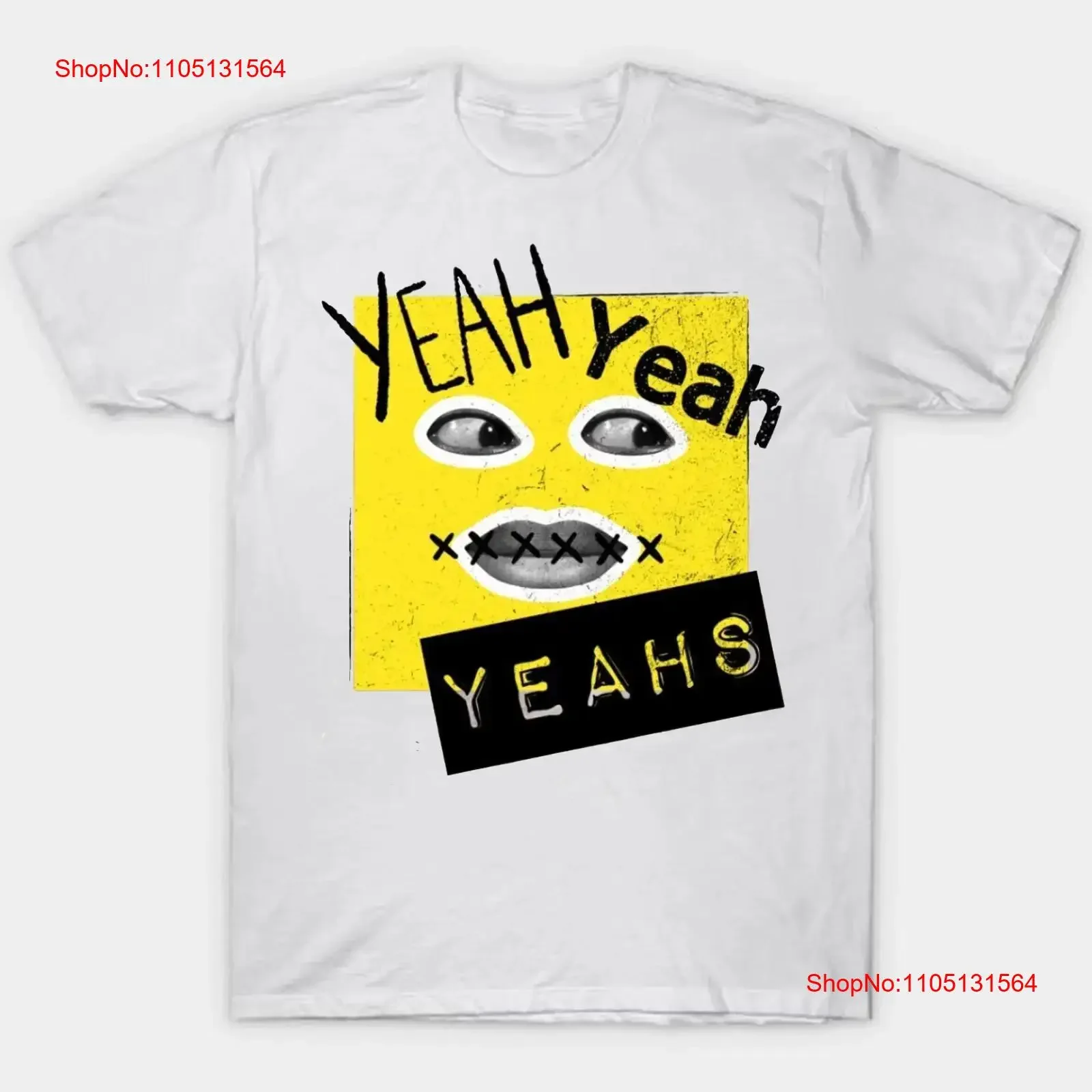 Nuevo Yeah Yeahs S a 5XL Camiseta de algodón blanco para hombre 2345XL HC55 ropa de diseñador lavada vintage moda versátil estirada homme