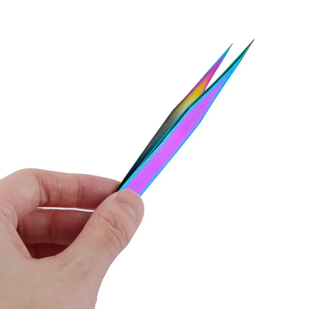 Beauty Makeup Curved Straight Stainless Steel Extension Tools False Eyelashes Eye Lashes Tweezer Clip Applicator