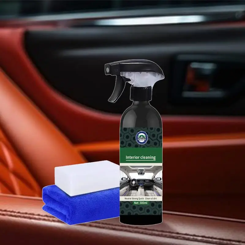 

Car Interior Foam Cleaner 300ml Multi-Purpose Foam Cleaner Leather Clean Wash Automoive Car Interior Home Wash fOR sOFA cAR