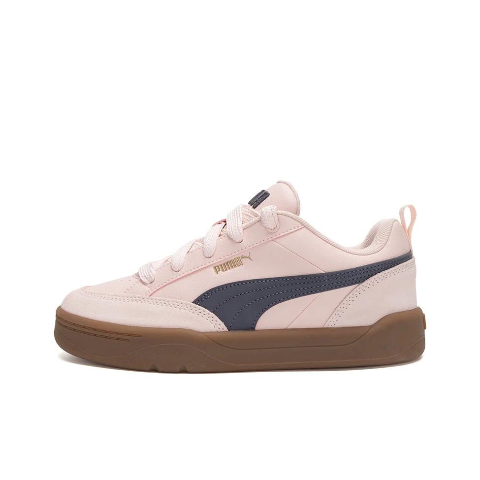 PUMA Park Lifestyle Coverage Slip Resistant Abrasion Resistant Lightweight Low top Skateboard Shoes Unisex Pink Blue 397262-08