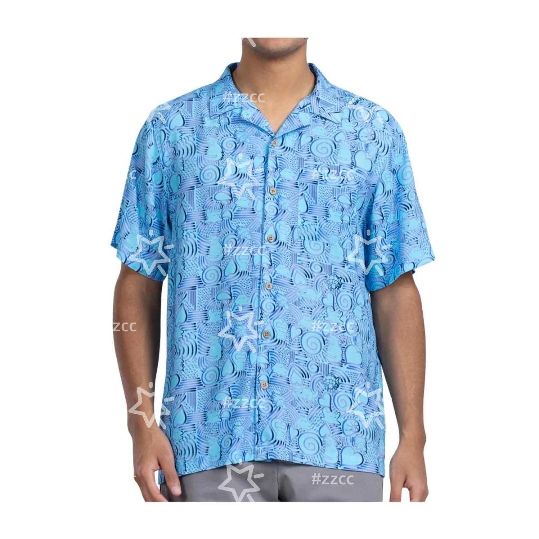 

Pokémon Tropical Slowpoke, Shellder & Ditto Tropical Shirt Hawaiian shirt Summer Sports Men's T-Shirt Children's Clothing Tee
