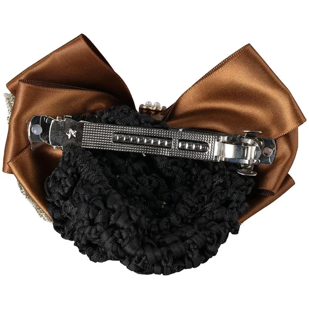 

Snood Fashion Flight Attendant Professional Lady Floral Lace Hair Accessories Lace Bow Bow Hair Net Hair Clip Hairgrips