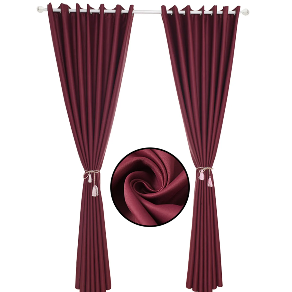 

Window Curtain Light Green Size 100x130 Premium Polyester Sheer Floral Print Privacy Sunlight Filtering Door Scarf Window