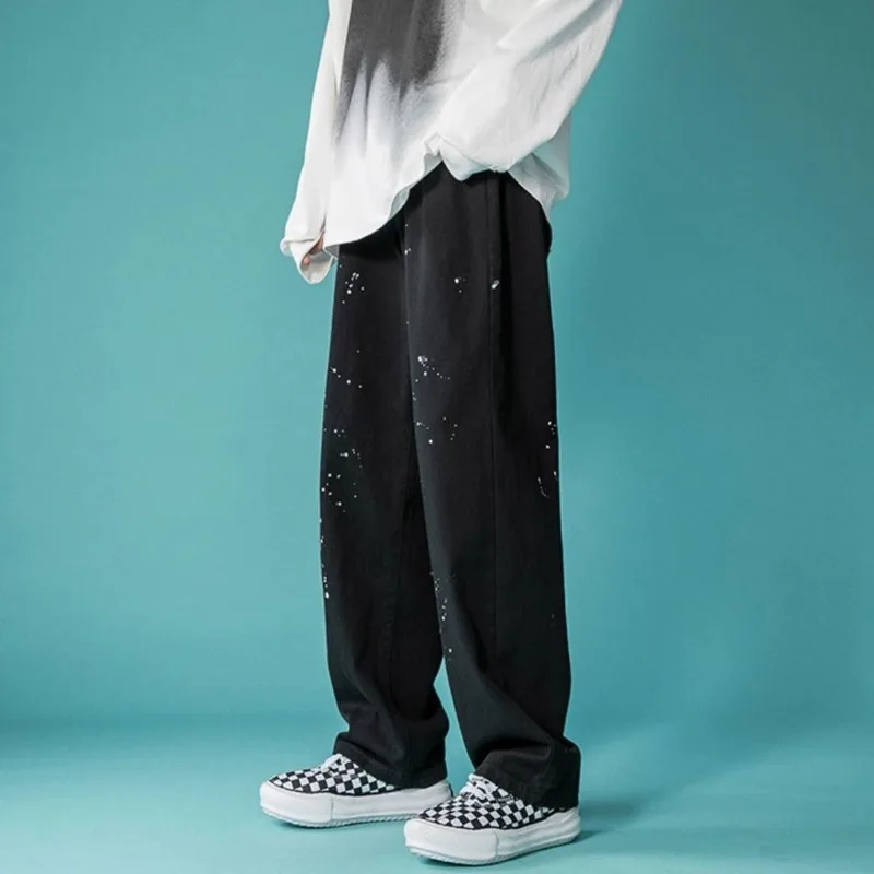 Men's Clothing Spring Summer New Arrival Fashionable Casual Versatile Loose Fit Slim Straight Leg Long Pants Comfortable