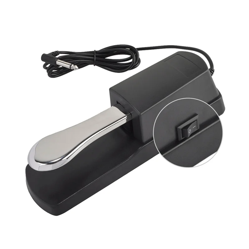 ABVL-5X Sustain Damper Pedal Piano Keyboard For Yamaha Roland Electric Piano Electronic Keyboard Electronic Piano Pedal view 2