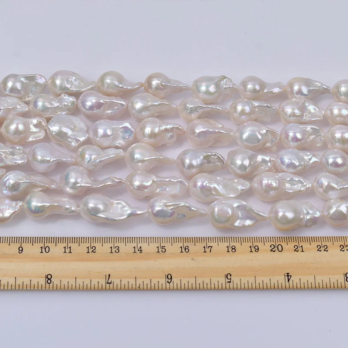 

Natural Freshwater Pearl Bead Baroque Big Fish Tailed Loose Bead Charms for DIY Women Men Necklace Jewelry Making Accessories