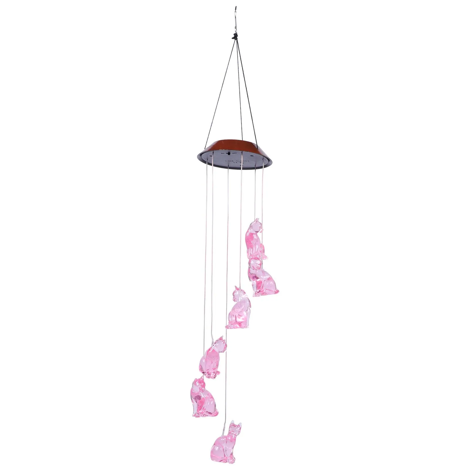 

1Pcs Wind Bell Lamp Solar Decorative Hanging Chime Light Garden Balcony Outdoor Home Decoration Wind Bell Lamp