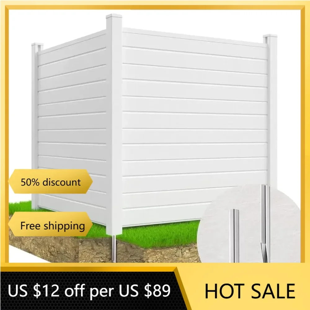 Privacy Fence for Garden Building Storage Shed Outdoor Garden Border Fences Buildings Supplies Home Freight Free