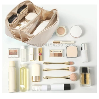 Organisateur de maquillage, trousse de toilette féminine, tr...