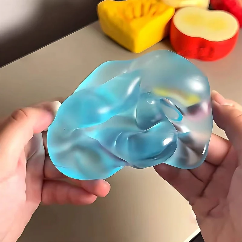 1 Stück Squishy Maltose-Stressball in Maltoseform, weiches Quetschspielzeug zur Stresslinderung, langsam aufspringendes Squishy-Fidget-Spielzeug für Kinder und Erwachsene