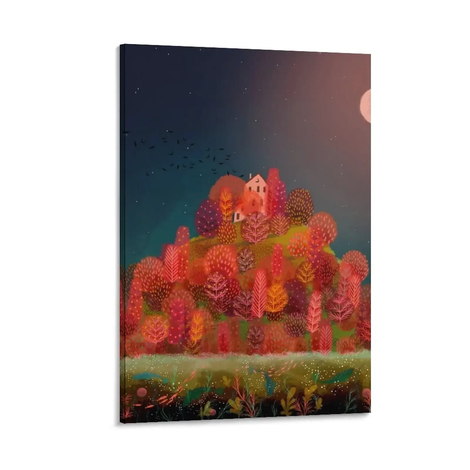 

Autumn Island Canvas Painting decorative picture for living room wall frame for living room