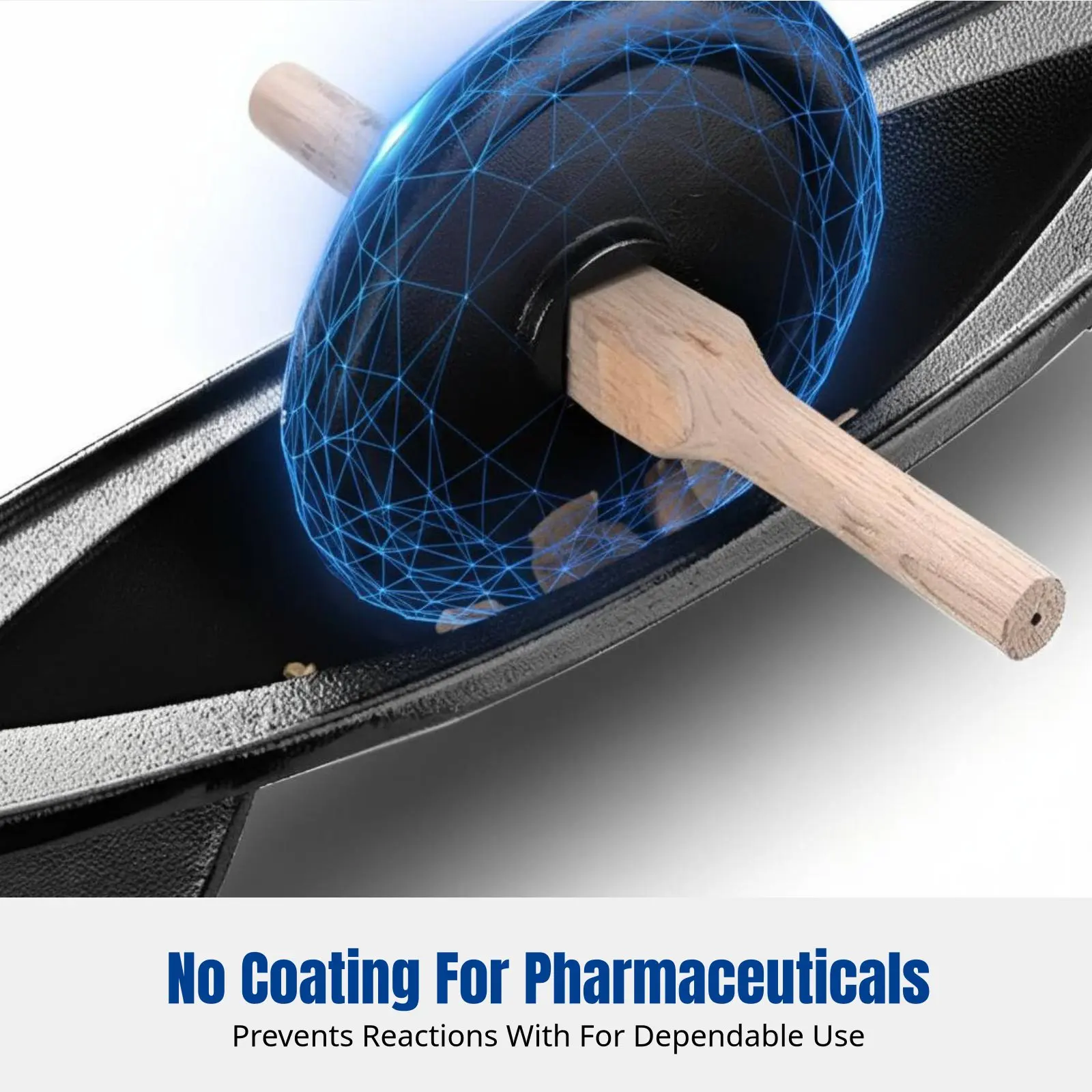 

Medicine Grinder, Cast Iron Herbal Manual Classic Grinding Vessel, Uncoated