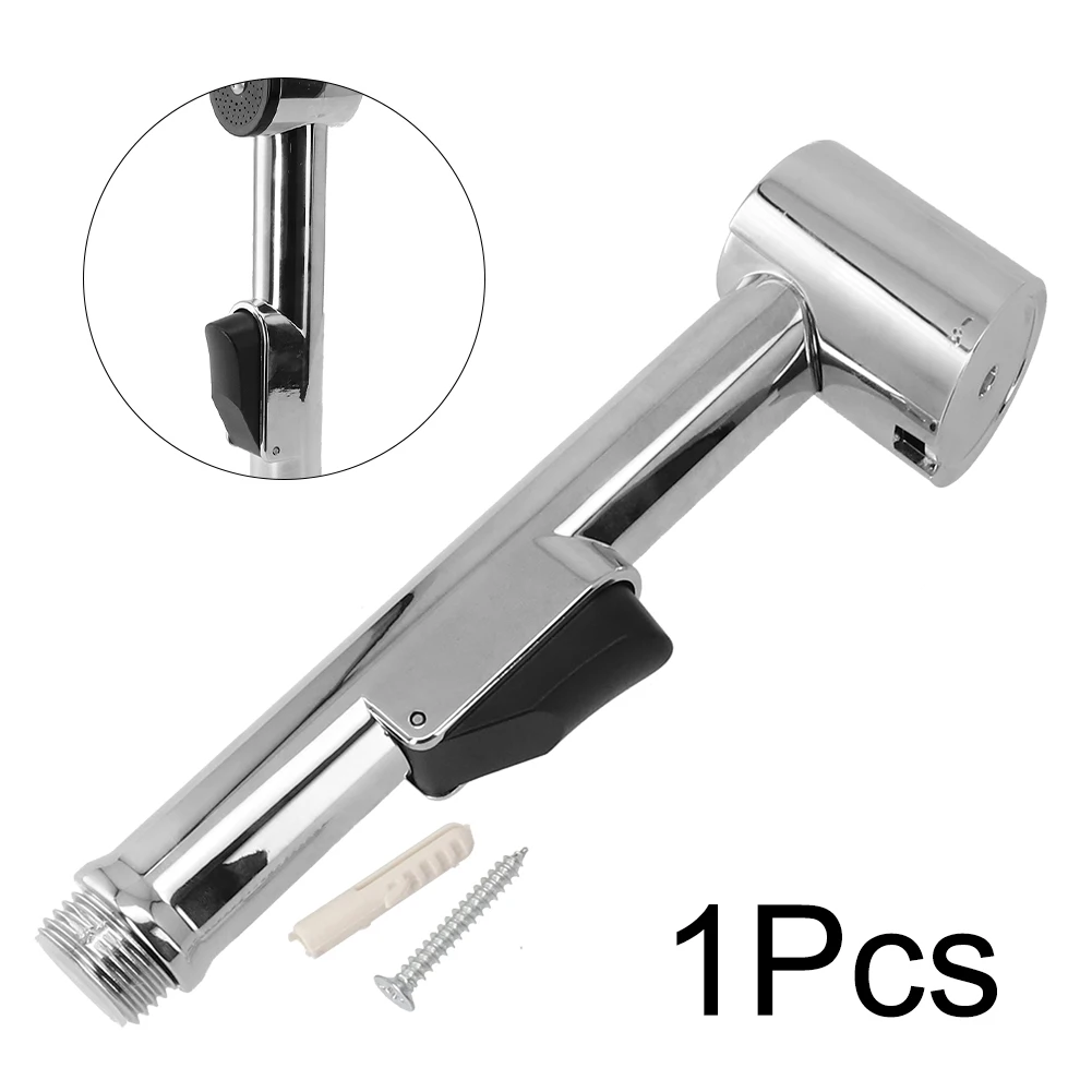 1 Pcs Sprayer 1 Kit Accessories Exquisite Practicall Bidet Bracket Douche Hand Held Head Hose Set Stainless Steel