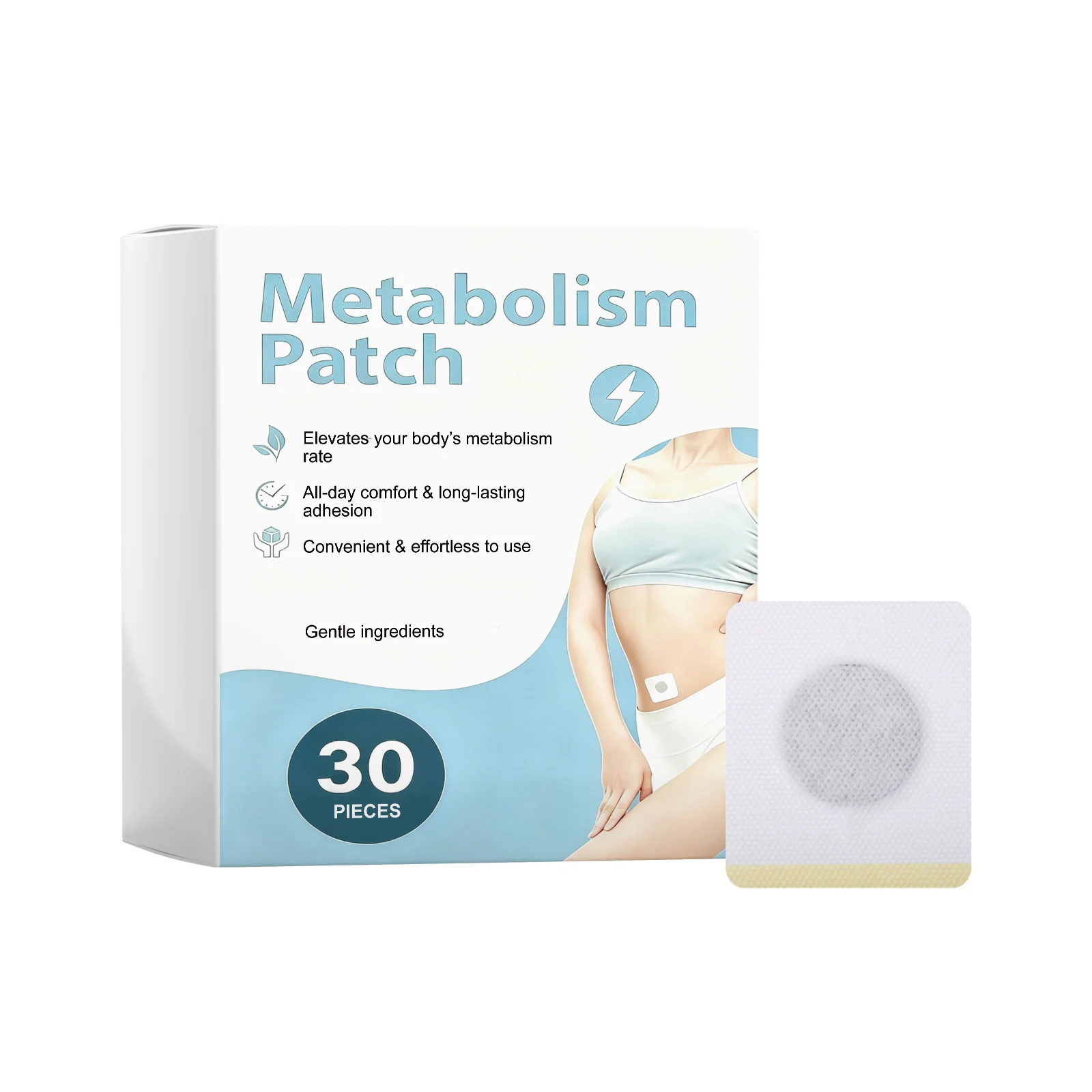 Soothing Belly Patches Gentle Fat Reduction Firm Body Contour Assist Daily Weight Care Body Detox Purification Gentle Slimming