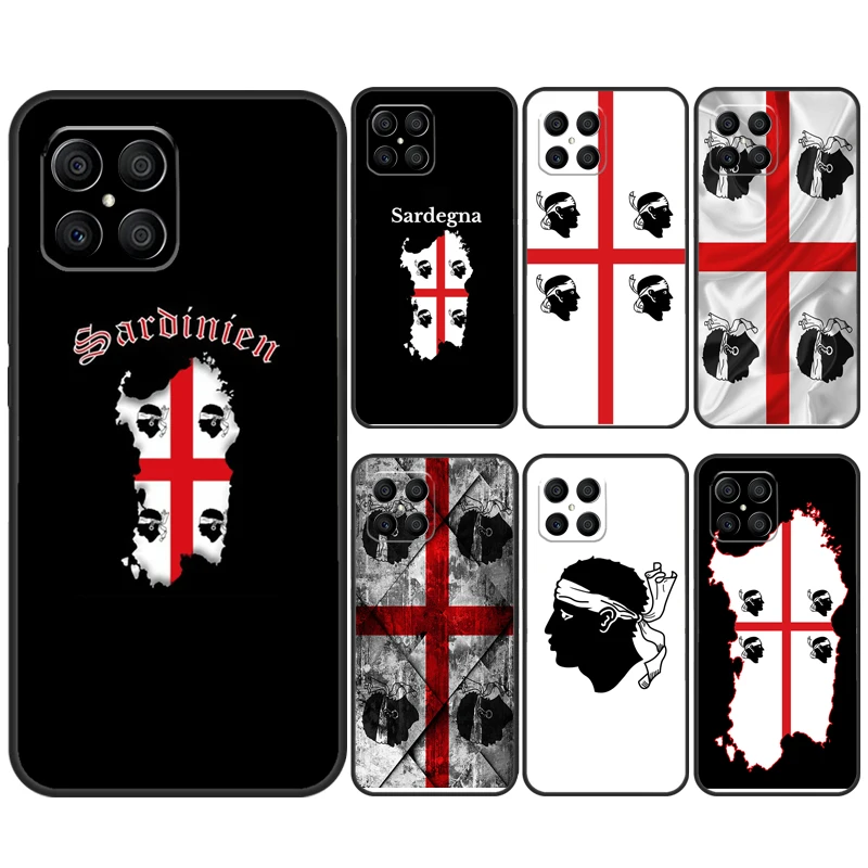 Flag of Sardinia Case For Honor X9b X8b X8a X9a X6a X7a X6 X7 X8 X9 Honor 90 Lite 70 50 Magic 5 6 Pro Cover