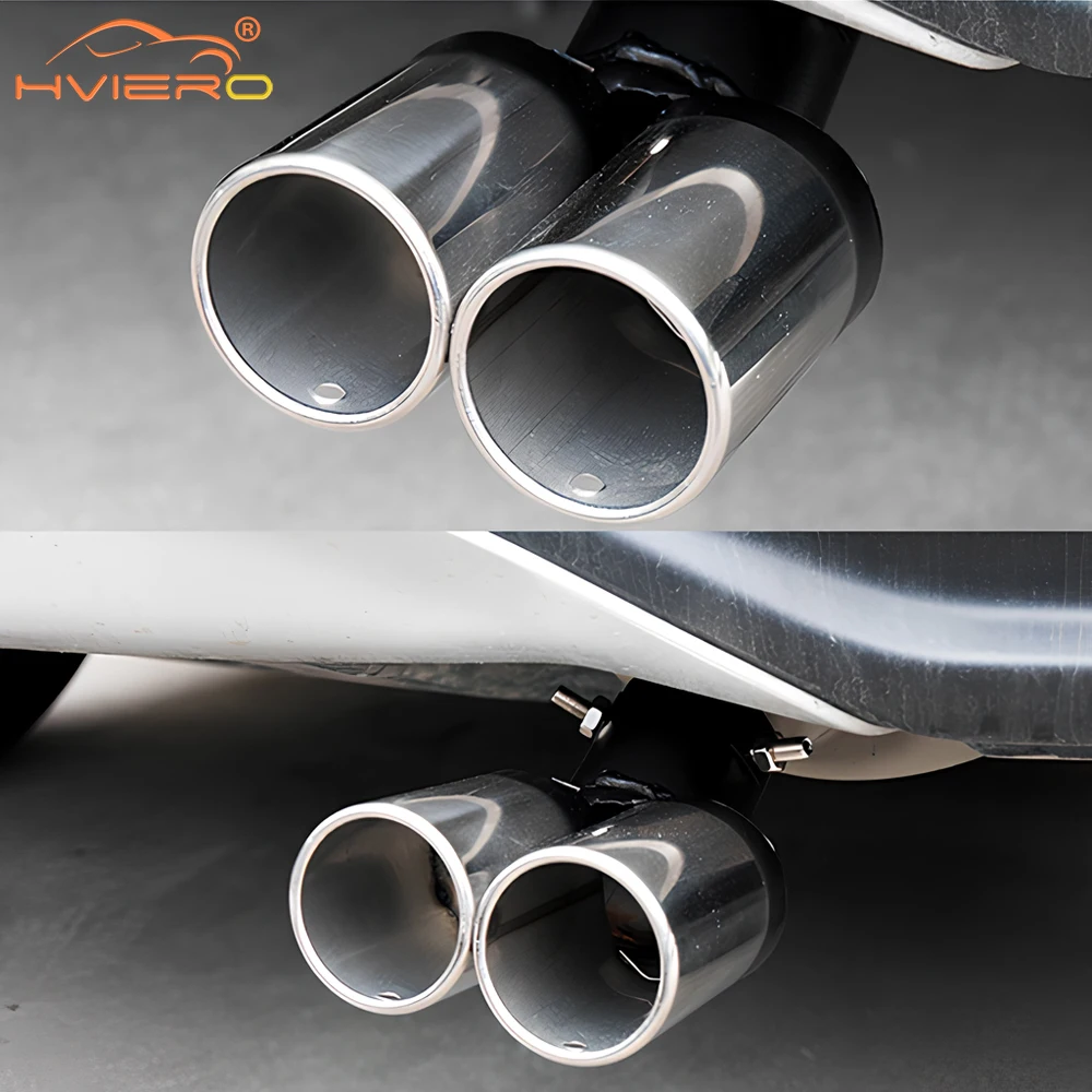 Mading Quality Stainless Steel Material Enhance Upgrade Car Stylish Universal Chrome Tail Pipe Styling Accessory Stylish Durable