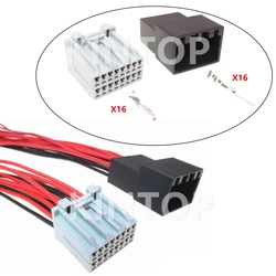 1 Set 16 Pins Car Docking Connector Automobile Unsealed Plug Auto AC Assembly Cable Socket 179054-6 35563-1615 179054-1