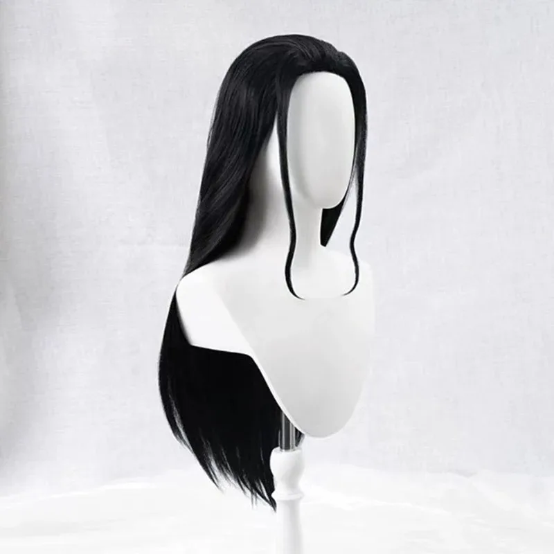 25COSonepiece نيكو · روبن شعر مستعار تأثيري أسود الاصطناعية طويل شعر مستعار مستقيم أنيمي Coser لطيف فتاة ألياف مقاومة للحرارة شعر مستعار الجزء اليومي