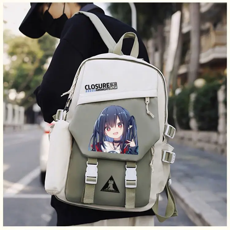 Arknights Large Capacity Simple Casual Unisex Backpack Fashion Trendy Primary And Secondary School Student Bag Anime
