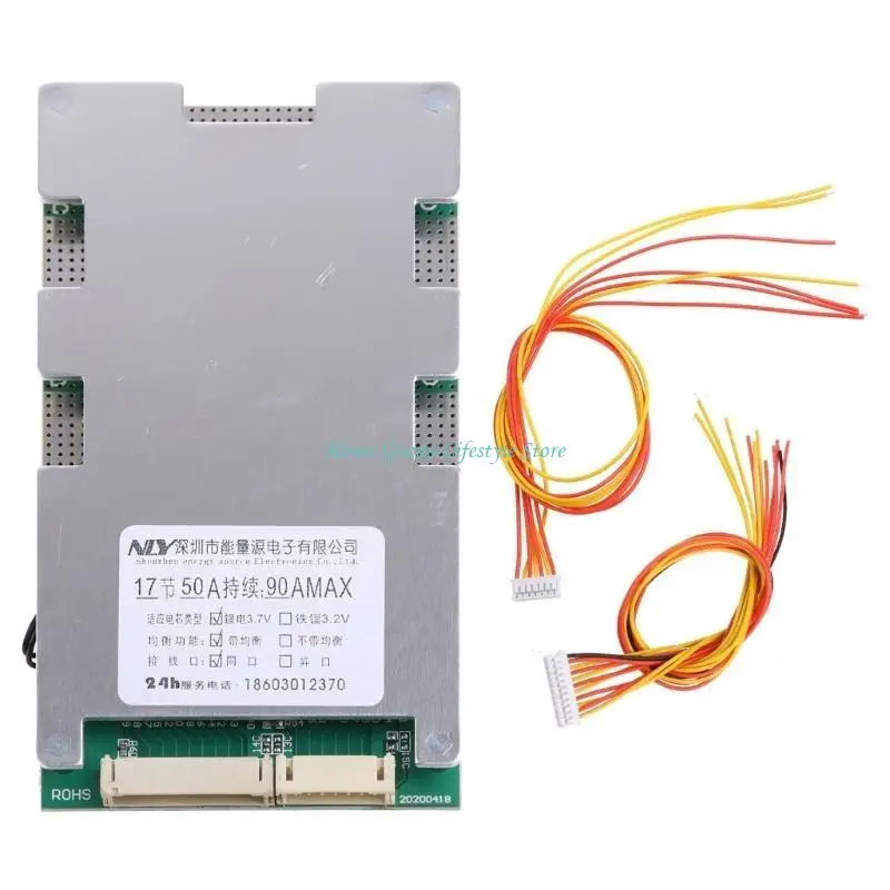 

E74E Battery Pack for Protection Board Module 17S 60V 50A Used for Electric