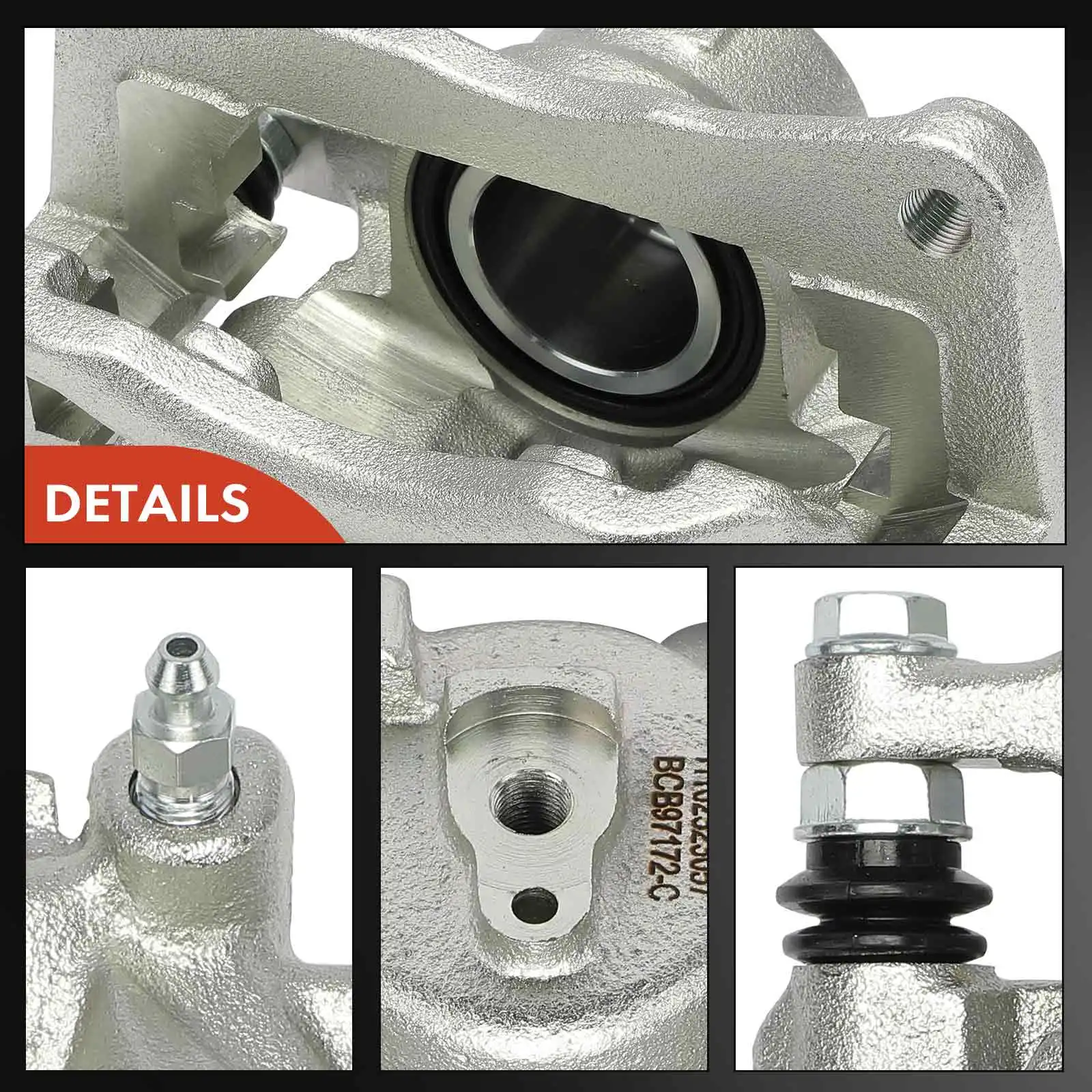A-Premium Front LH Driver Left Side Disc Brake Caliper with Bracket for Mazda 6 2014-2021