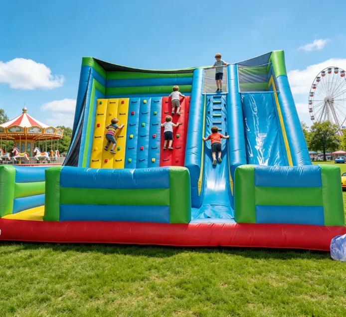 Space Theme Inflatable Rock Cl - Kids Outdoor Climbing Wall recension och pris