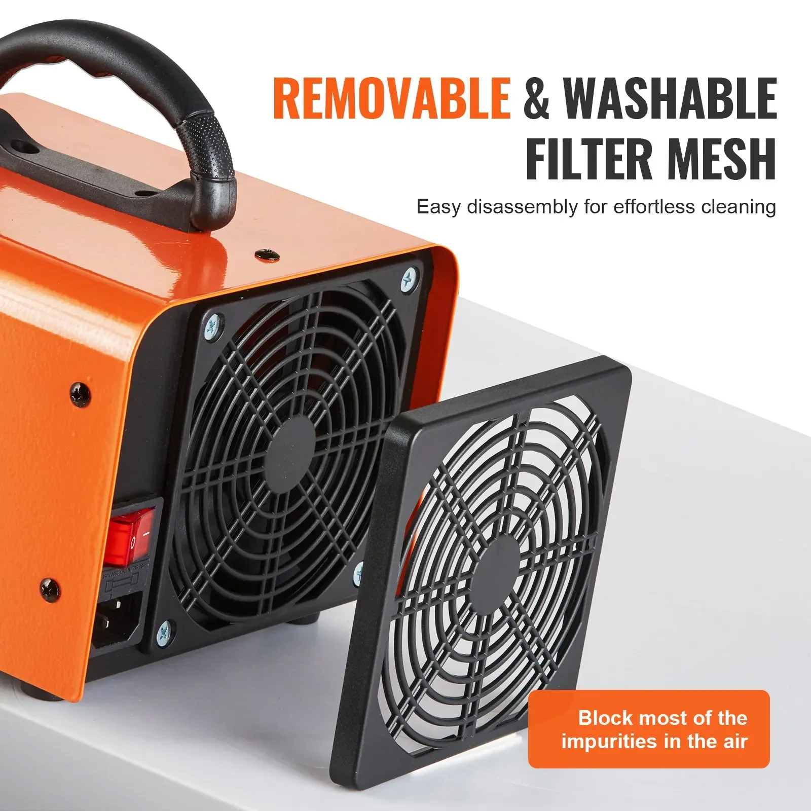 Generatore di ozono VEVOR generatore di ozono commerciale macchina per ozono 12000 24000 36000 mg/h dispositivo di rimozione degli odori con Timer 0-120min