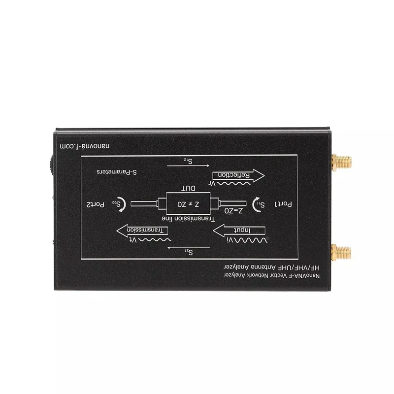 

For Nanovna-F Portable Handheld Vector Network Analyzer SWR Meter 50Khz-1000Mhz 4.3 Inch IPS TFT Digital Display Shortwave MF HF