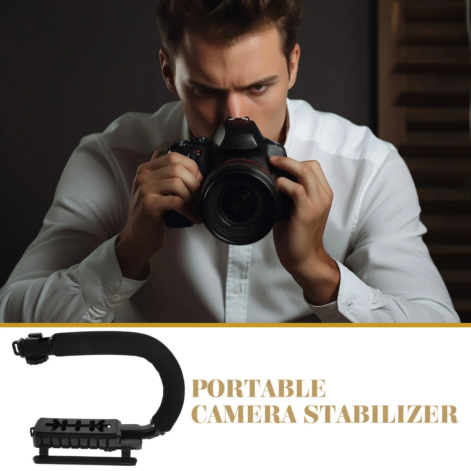 

Camera Stabilizer Bracket For Dslr Gimbal Stabilizer Phone Video Recording Lightweight Rig Filming Equipment Accessory