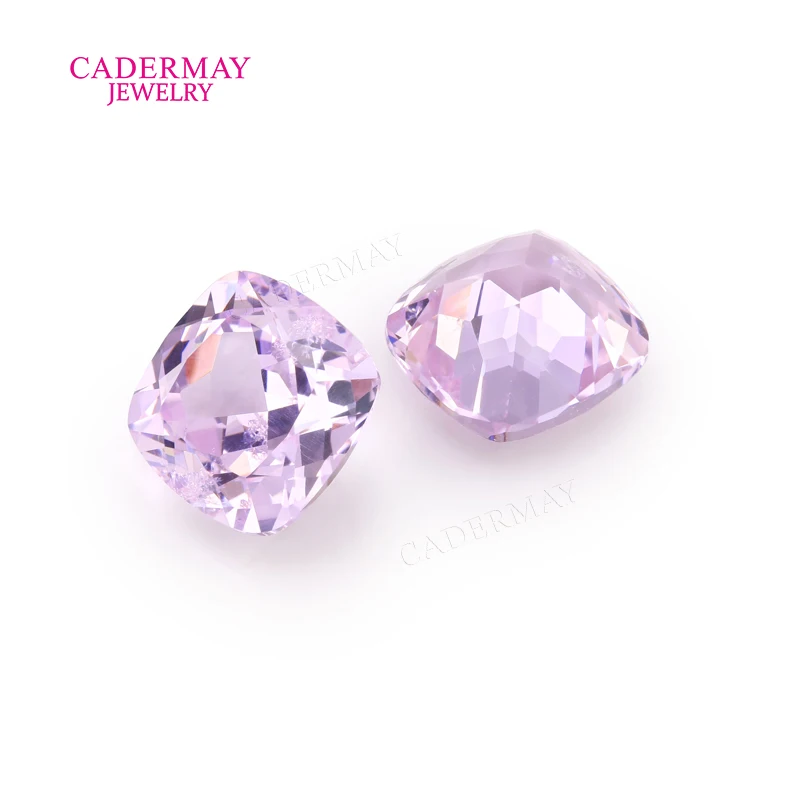 

Лавандовый Фиолетовый Yttrium Алюминий Гранат Включения Драгоценные Камни 8 мм 3,4 карата Форма Подушки Синтетический Фиолетовый YAG Для Изготовления Ювелирных Изделий