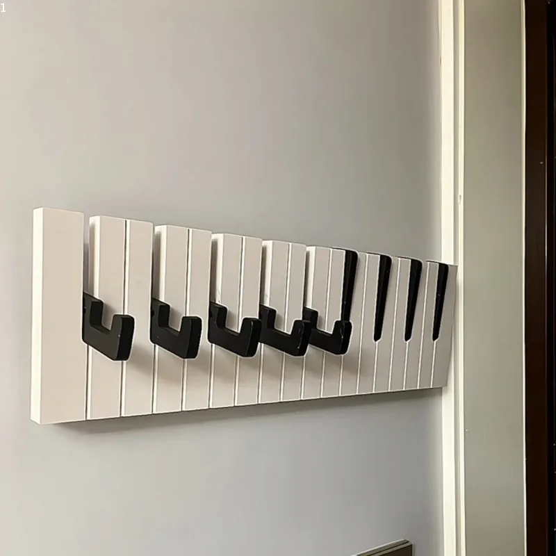 

Piano Hanger Entrance Door Hook Wall Hanging Clothes and Hat Rack Storage Rack Hanging Wall Top and Hat Hook Key Hook