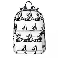 Volcom Logo Backpacks Large Capacity Student Book bag Shoulder Bag Laptop Rucksack Casual Travel Rucksack Children School Bag