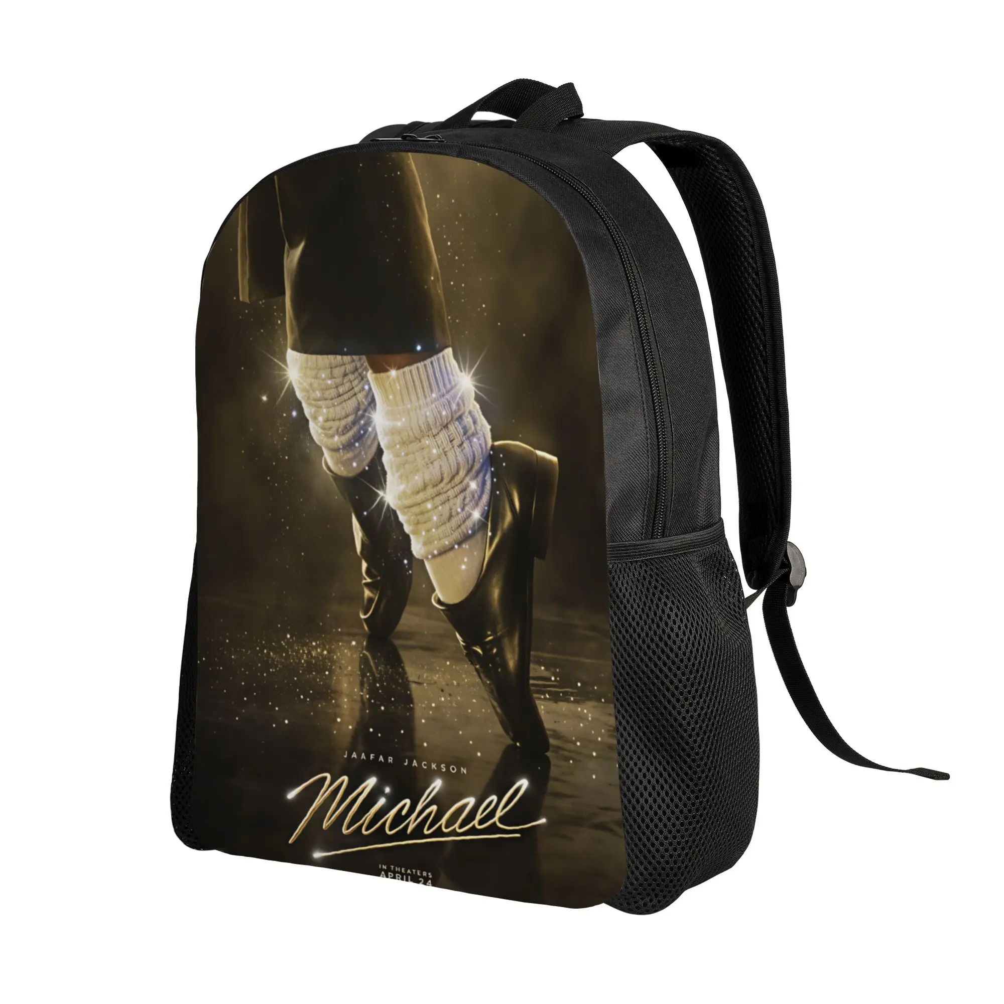 Michael Jackson Backpack  Youth Polyester Hiking Backpacks Large Funny School Bags Rucksack