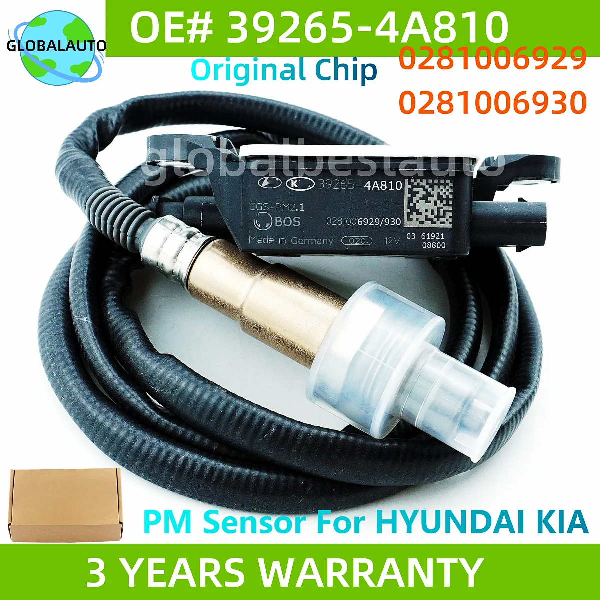 

39265-4A810 0281006929 0281006930 Original NEW PM Particulate Matter Sensor for Hyundai H350