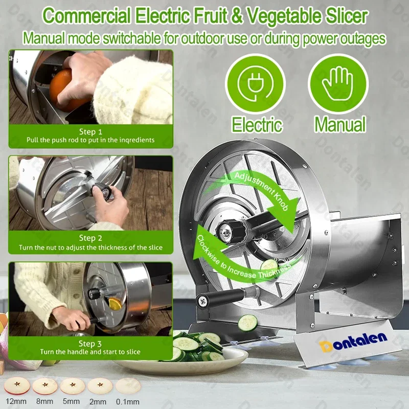 Multi-Function Manual Slicer Vegetable Inner Adjustable Blades Mandoline Vegetable Slicer Fruits Slicer Machine for Banana Chips