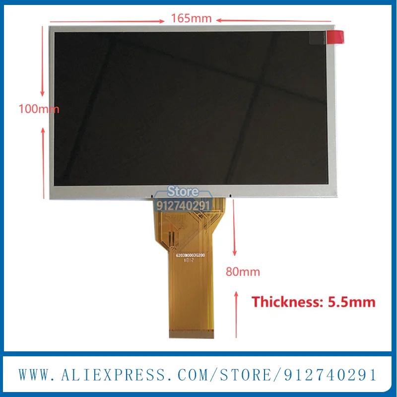 7-calowy ekran LCD TTL 50PIN AT070TN92 AT070TN94 AT070TN90 PC070TN92 PC070TN98 94 AVD-TT70WV 20000938-00 20000938-30 lcd — zdjęcie produktu 5