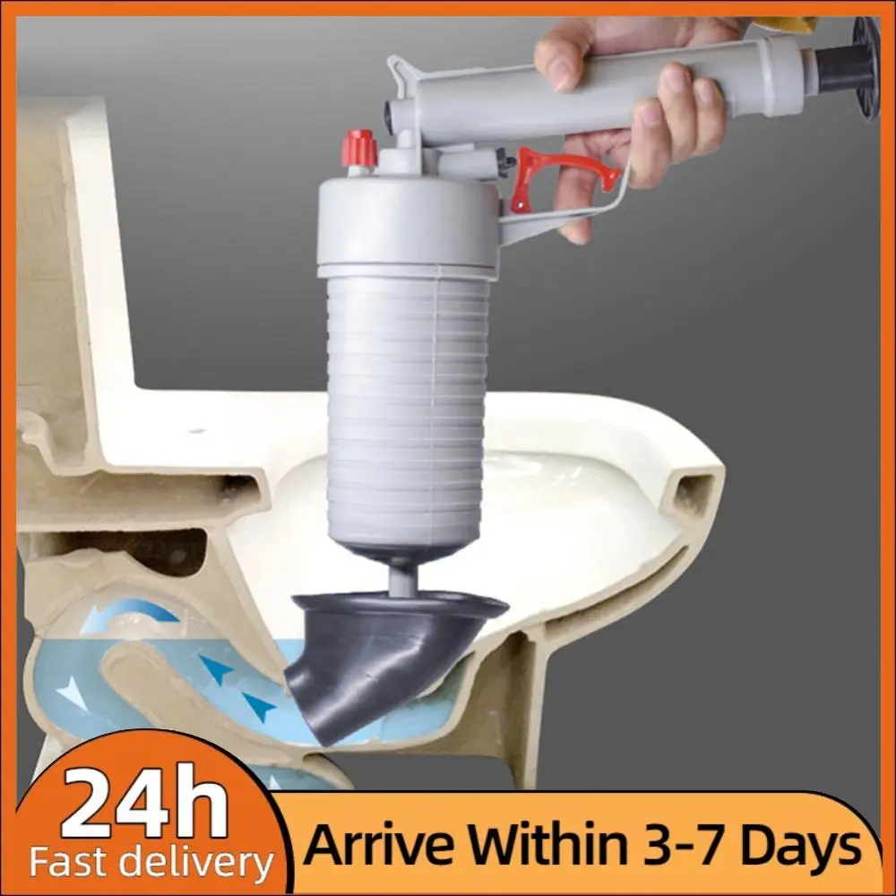 

Мощный ручной прочиститель для канализации High Air Drain Blaster: инструмент для устранения засоров в раковинах и унитазах