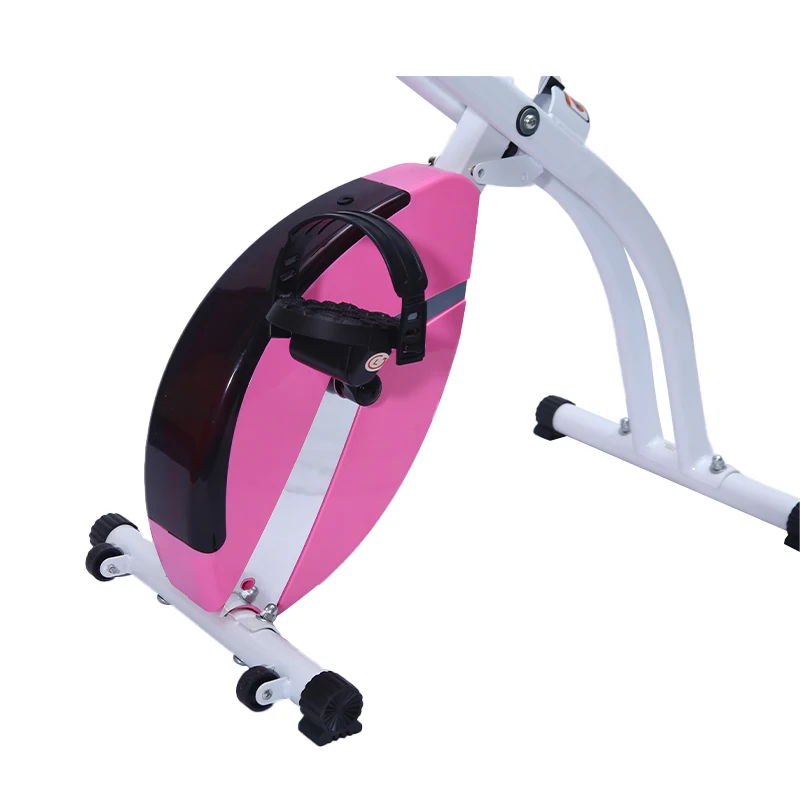 Professional Home Foldable Stationary Exercise Bike with Digital Display Magnetic Resistance & 150kg Max Load