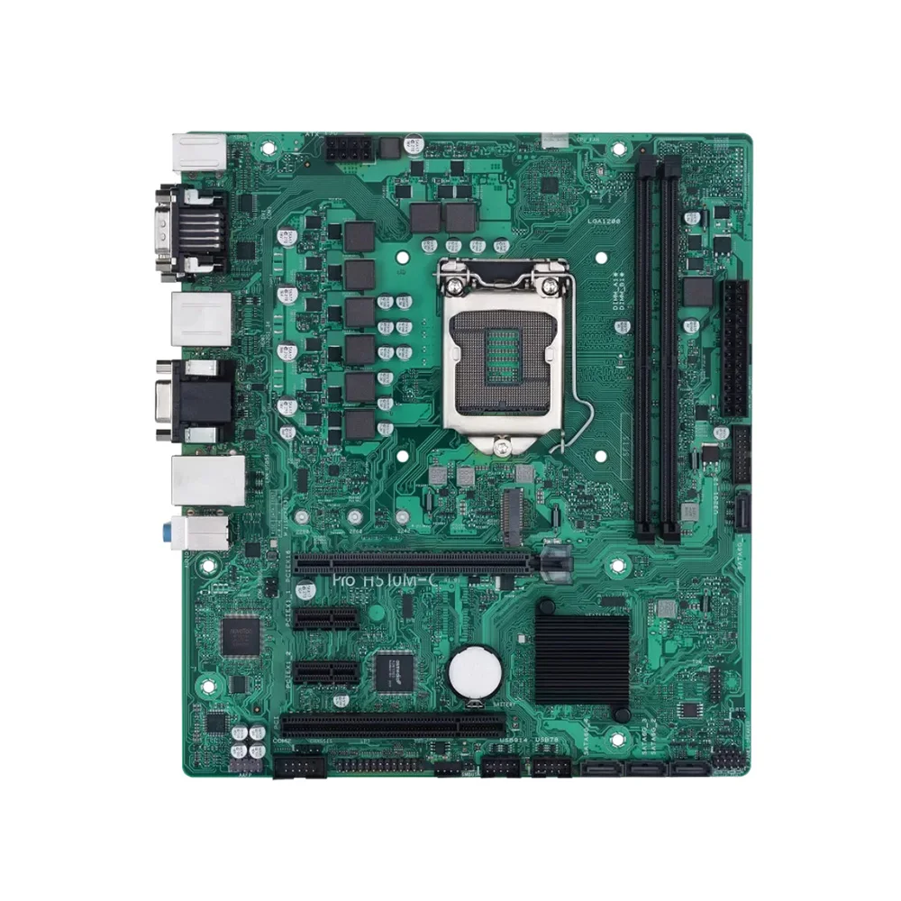 للوحة الأم لمحطة العمل A-S-U-S PCI 10-11 الجيل 1200 دبوس PRO H510M-C/CSM