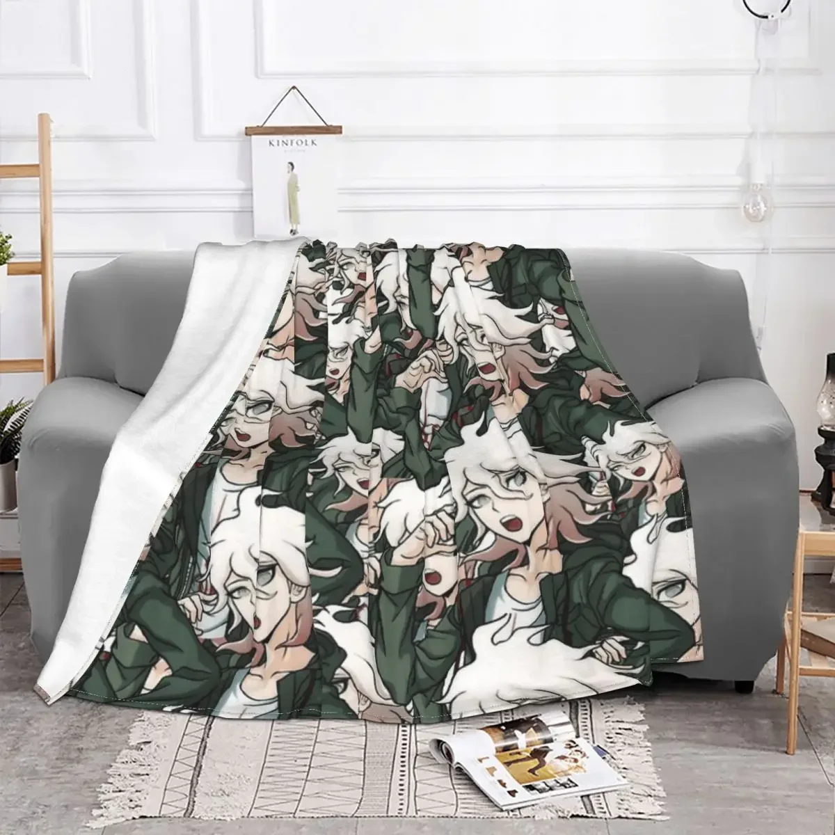 Nagito Komaeda Voice Hope Home Blanket Blankets & Throws Blankets And Blankets Throw Blanket throw blanket